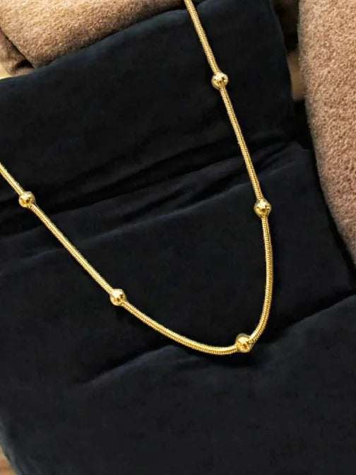 Gold Plated Balls Chain