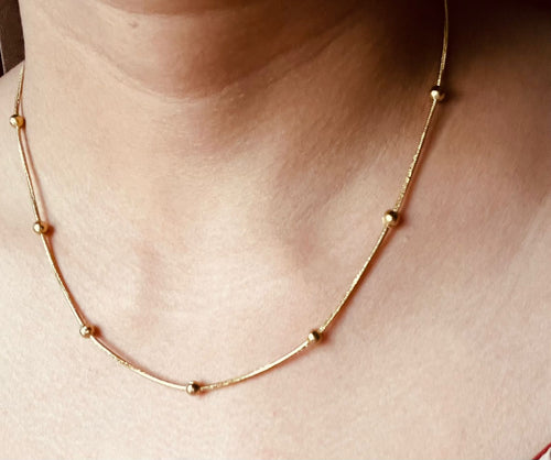Gold Plated Balls Chain
