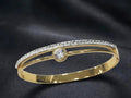 Gold Plated AD Studded Enamel Bracelet